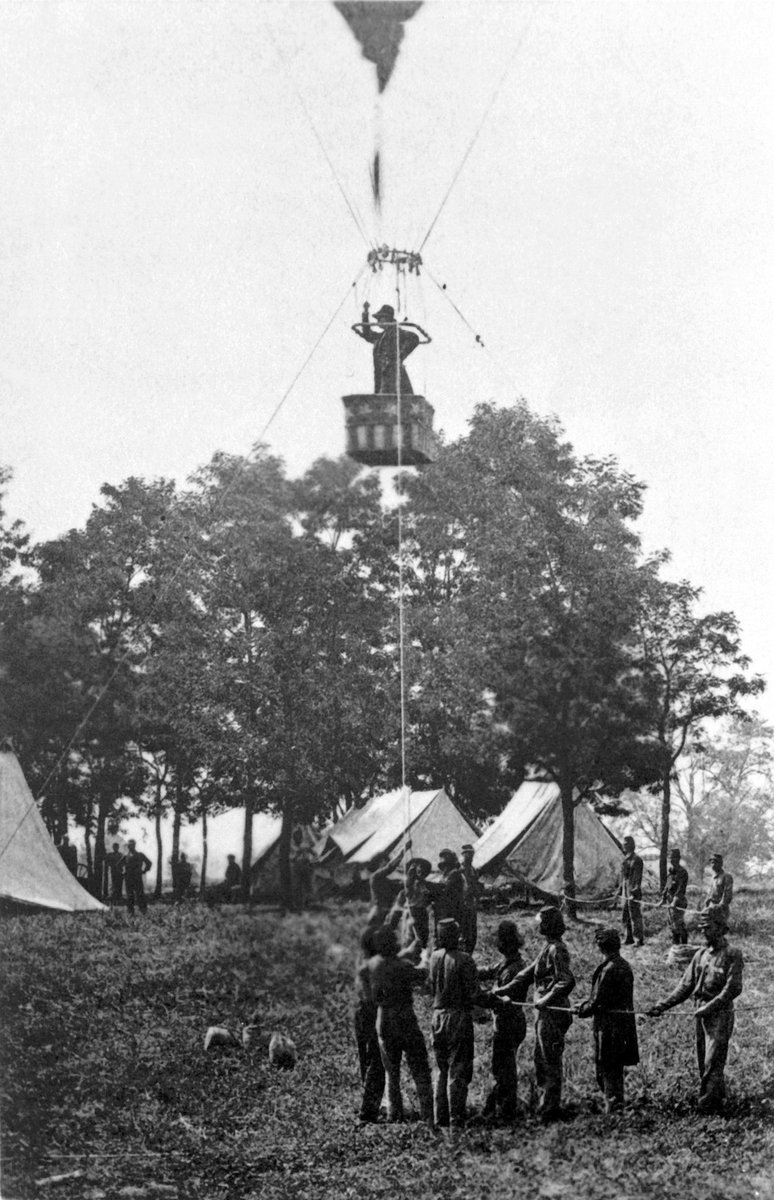 Seven Oaks, SC - File:Brady - Balloon ascension of Thaddeus Lowe at Seven Pines  HD-SN-99-01888.J